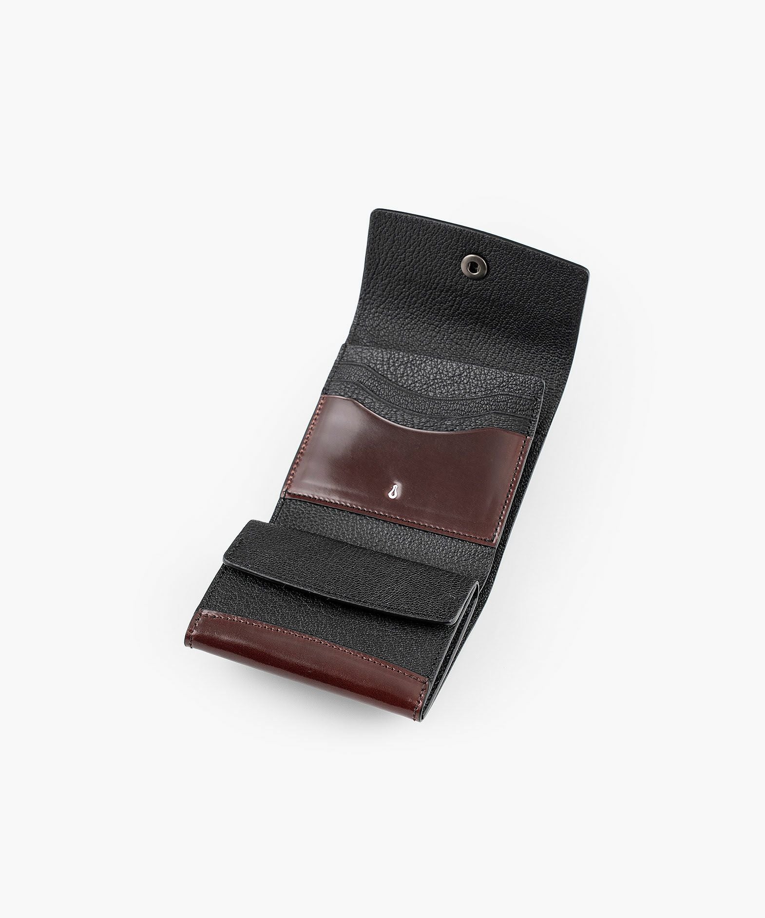 シェルコードバン 三つ折り財布 “Prior” | 大人のバッグ・財布・ ミニ
