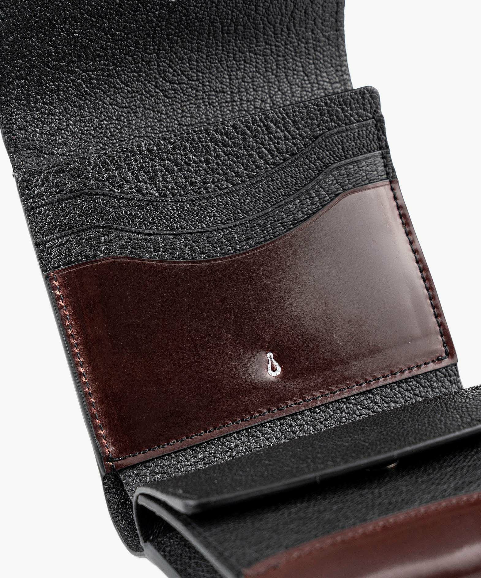 シェルコードバン 三つ折り財布 “Prior” | 大人のバッグ・財布・ ミニ