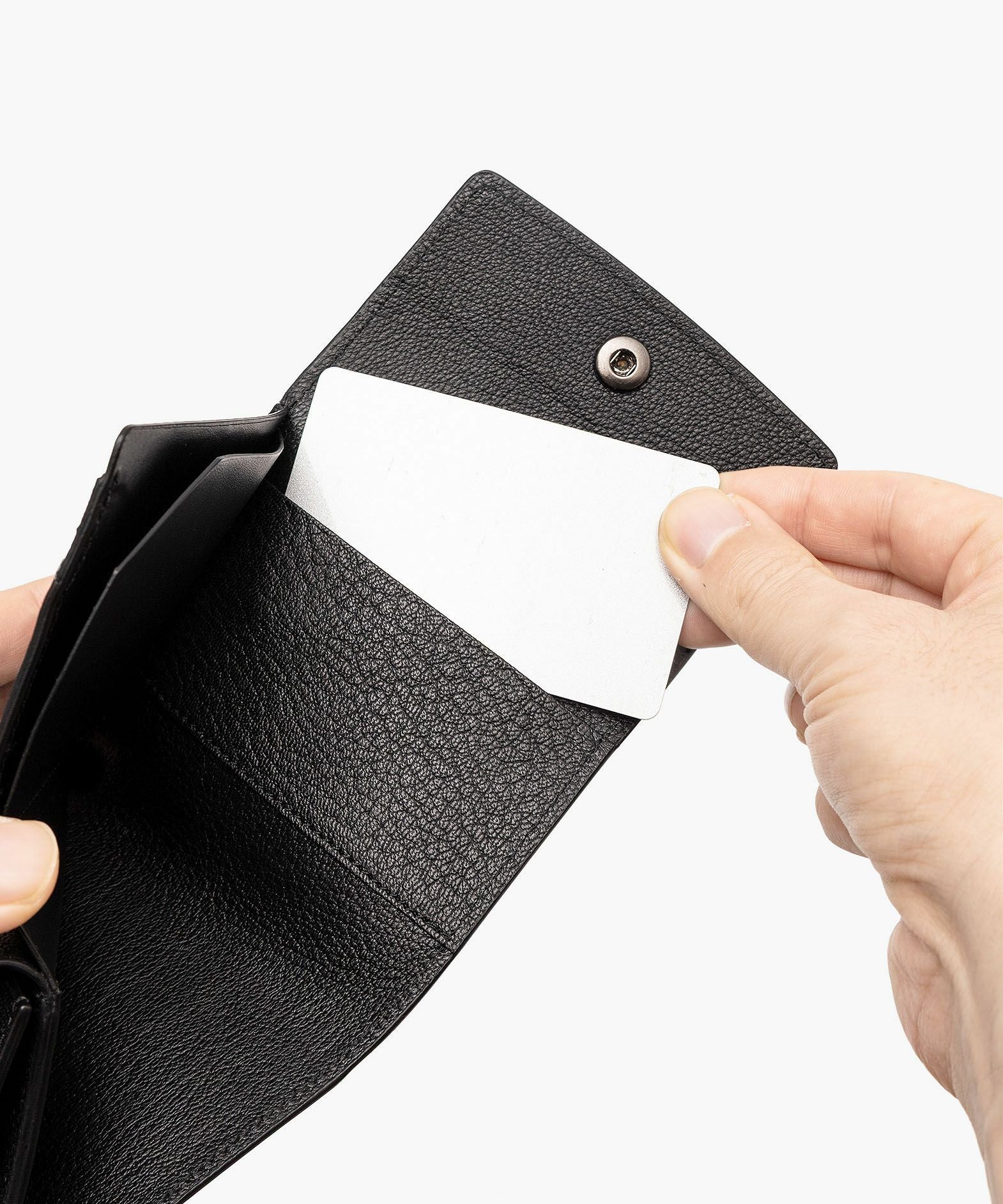 シェルコードバン 三つ折り財布 “Prior” | 大人のバッグ・財布・ ミニ