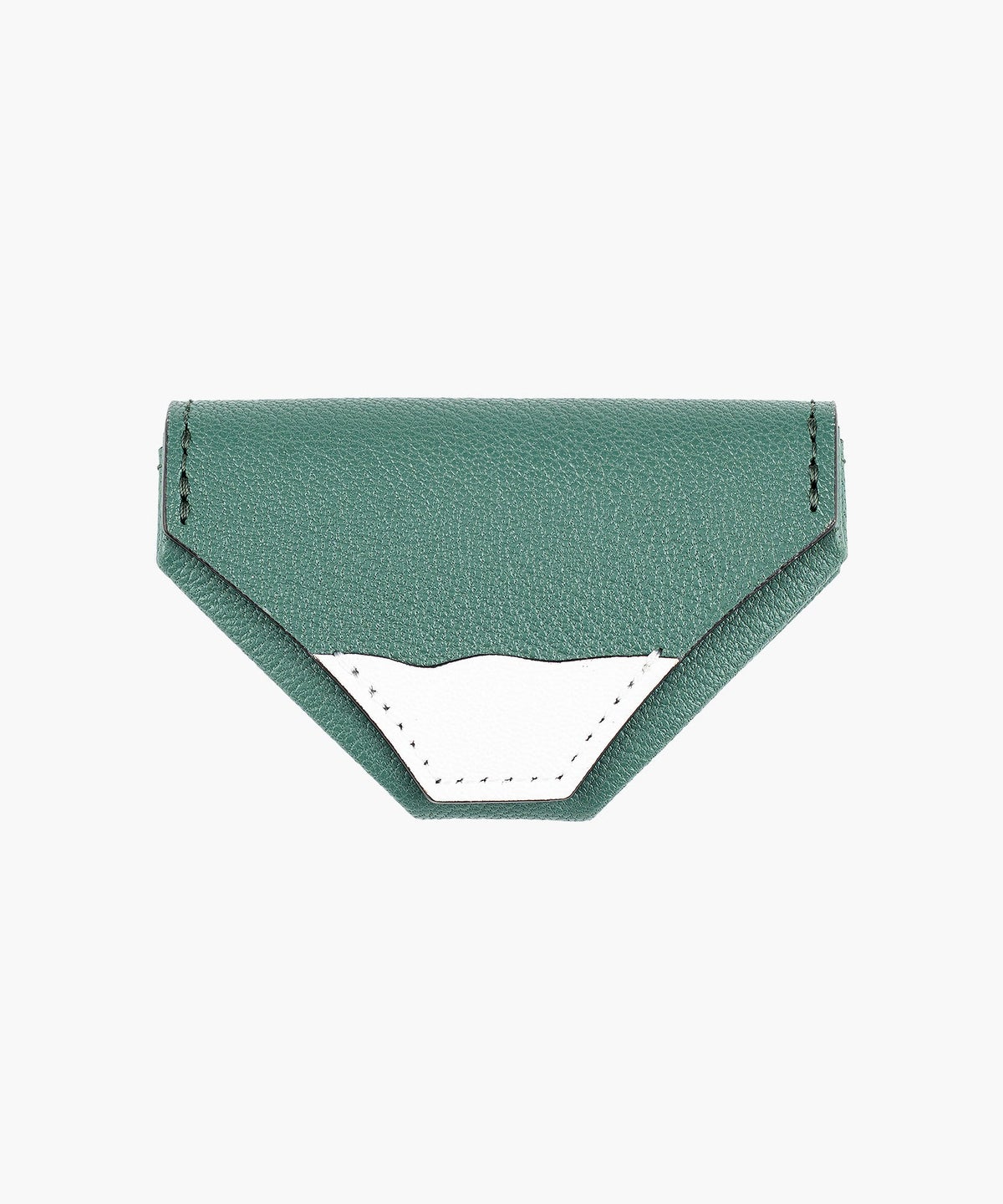 外装：Dark Green、山頂部分：White